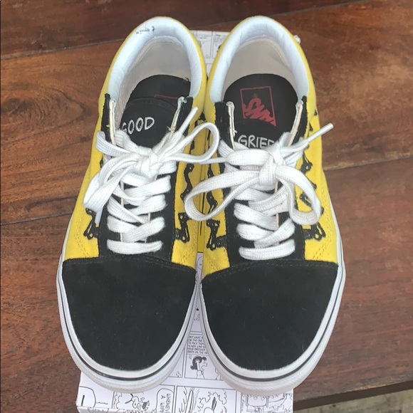 Good Grief Vans Old Skool Peanut Good Grief Charlie Brown Vans For